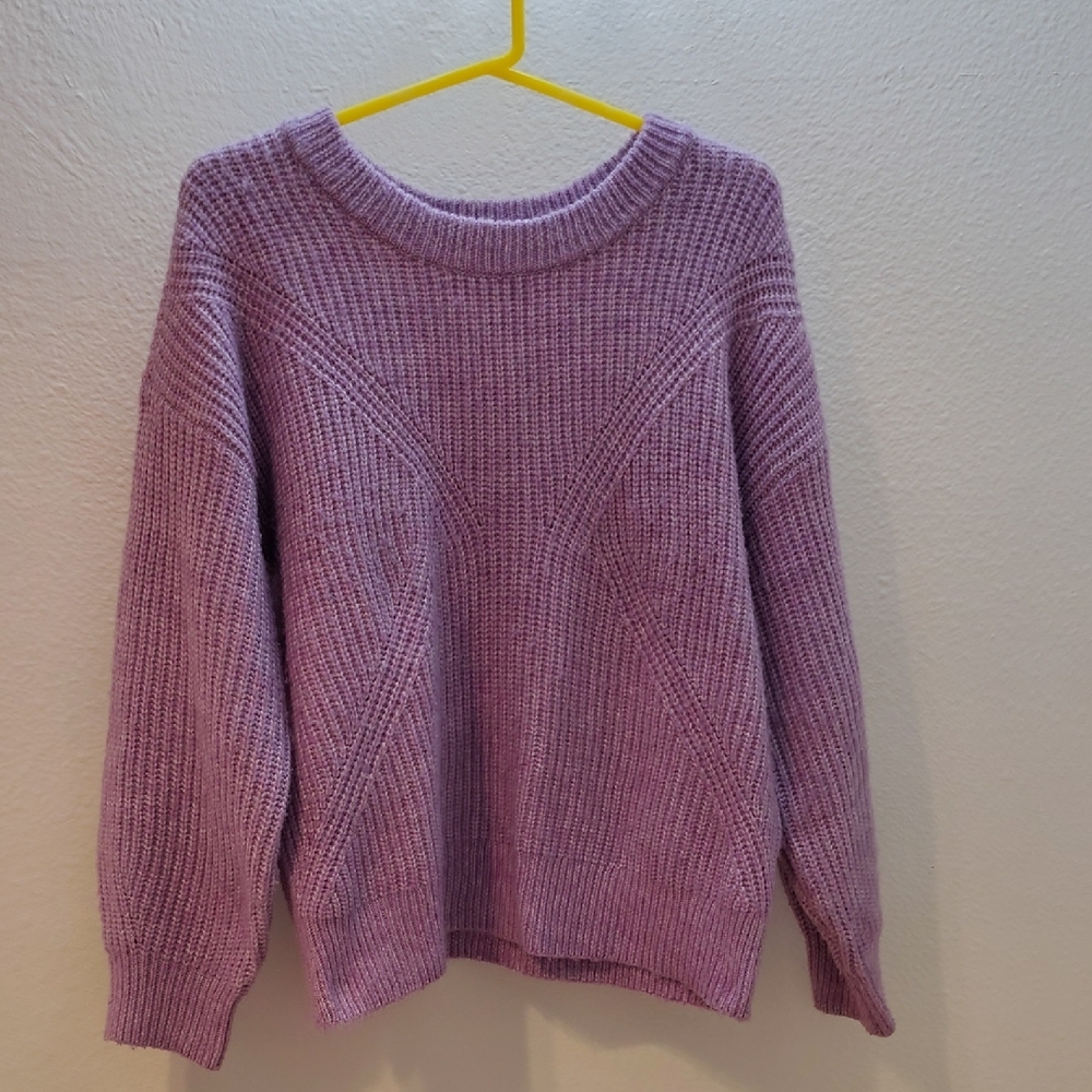 Lavender Women's Crew Neck Sweater